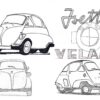 Mod/020 - Isetta (Iso-Bmw-Velam) (de 1953 à 1962)