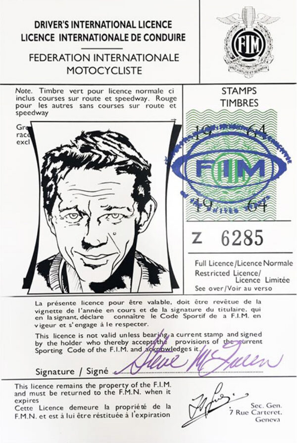 Licence Pilote Steeve Mc Queen