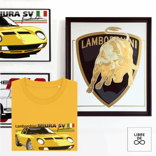 Mod-004 “Miura SV” – Spectra Yellow – T-shirt Collector (édition limitée à 25 exemplaires)
